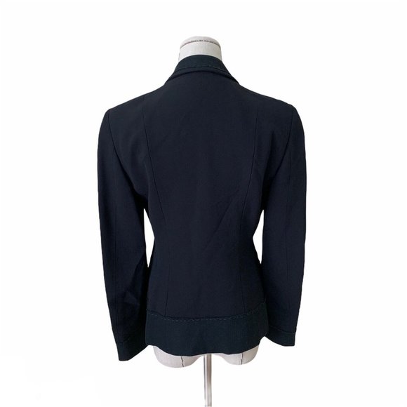 Iconic Rare MOSCHINO Cheap and Chic Black Said Sew Sewing Kit Jacket sz 8 - Picture 6 of 12